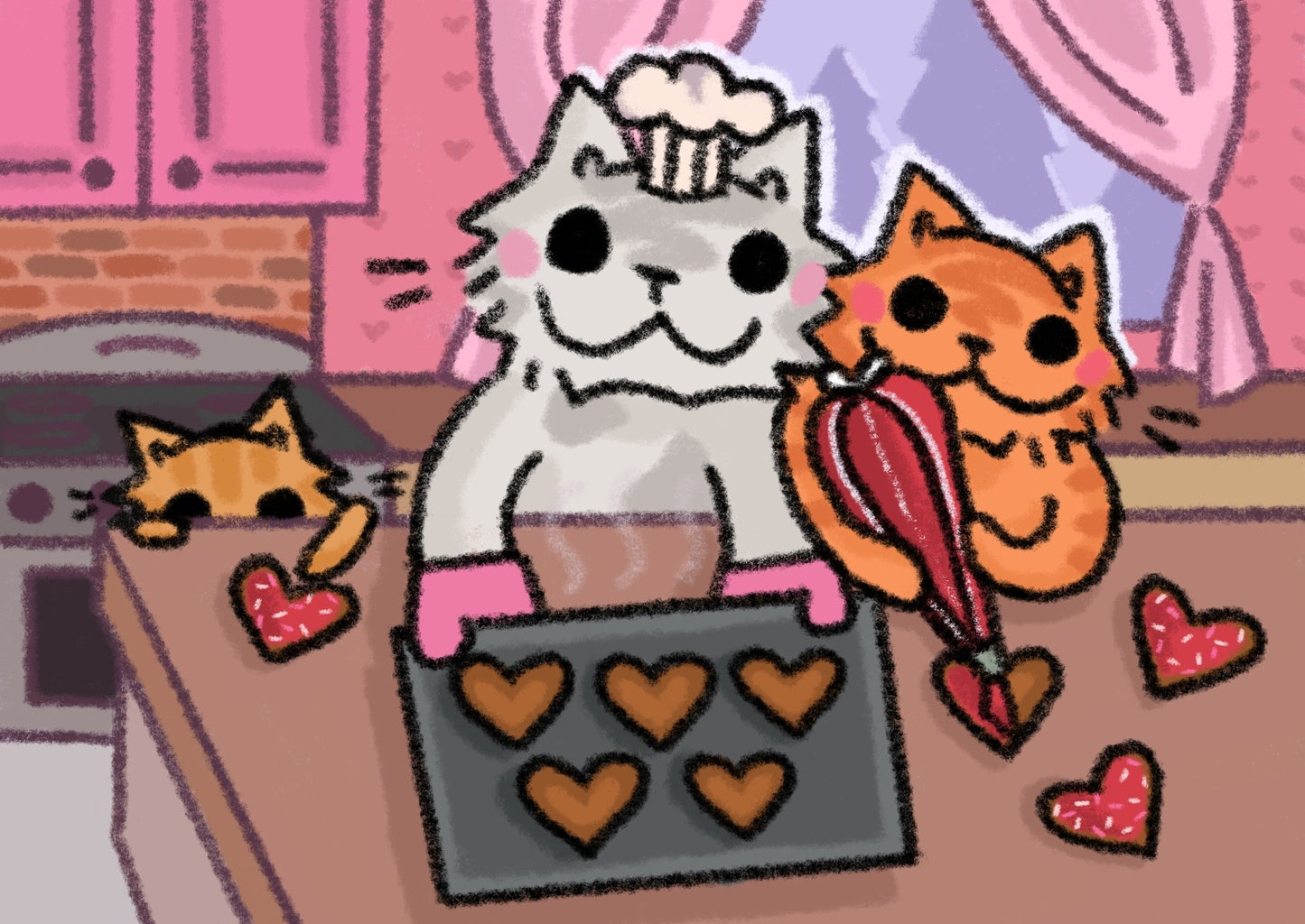 We're baking cookies!