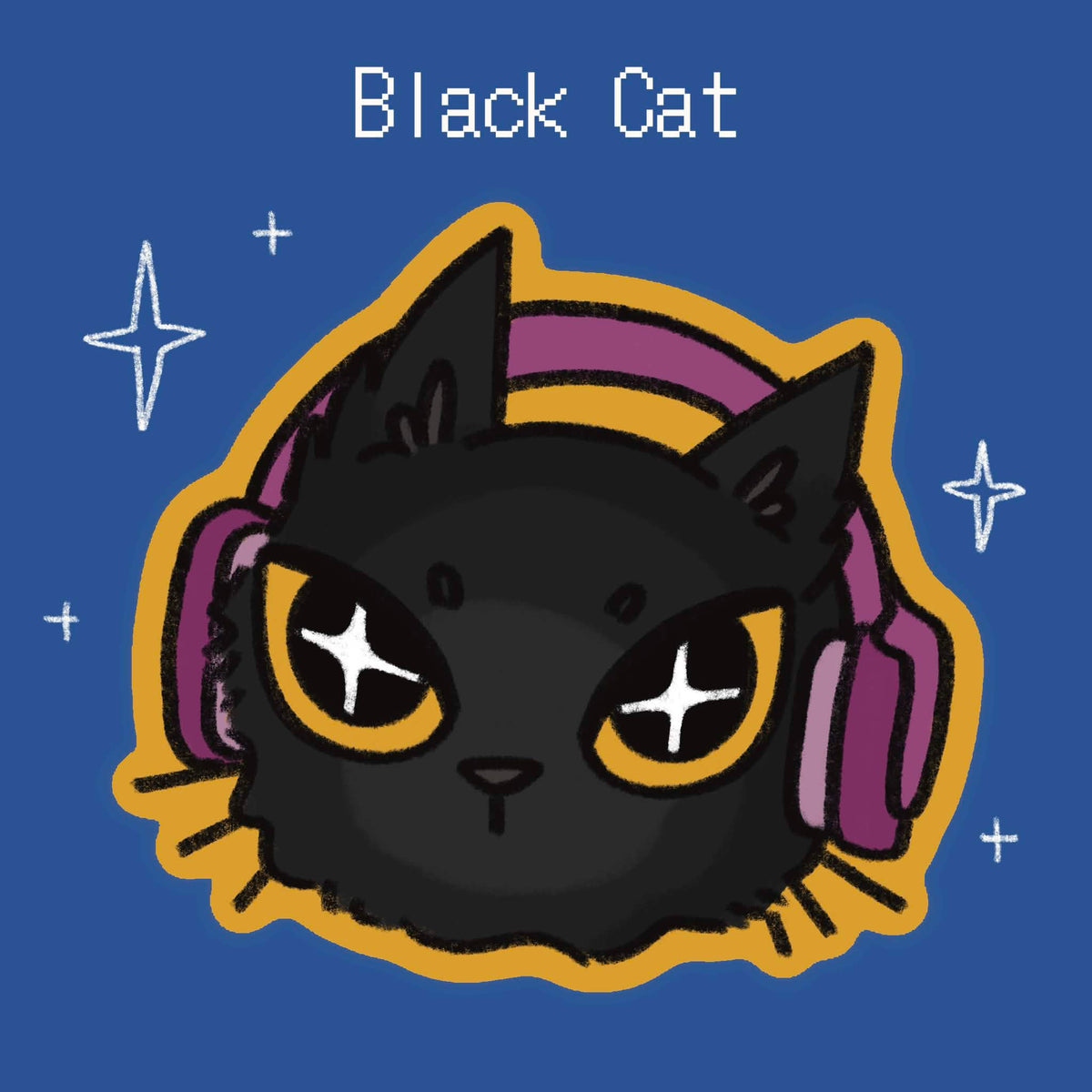 Jammy Cat Stickers