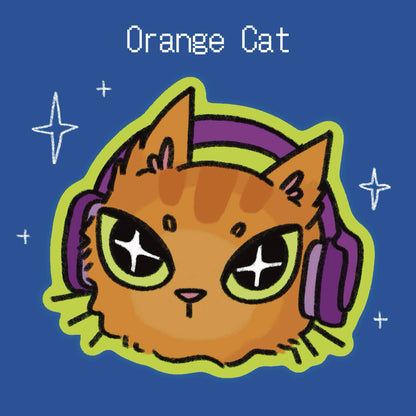 Jammy Cat Stickers