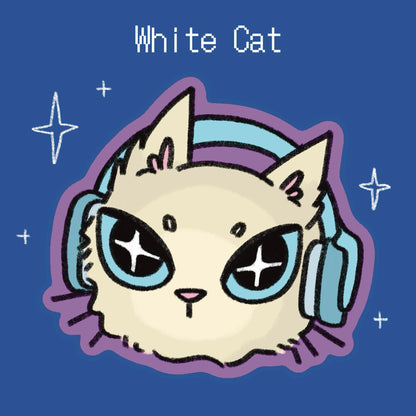 Jammy Cat Stickers