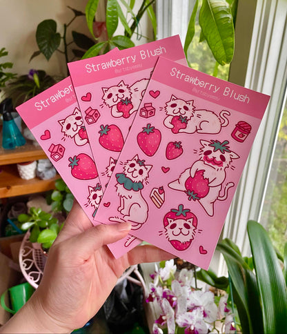 Strawberry Blush Sticker Sheet